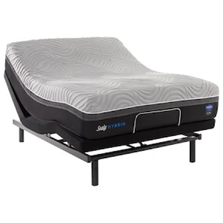 Queen Plush Performance Hybrid Mattress and Ease 3.0 Adjustable Base